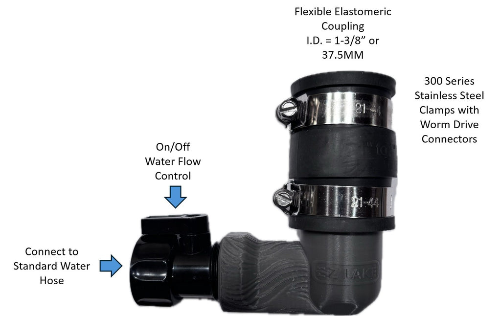 E-Z LAKE "No Fuss Flush" - The No-Fuss Way to Flush Your Inboard Marine Engine