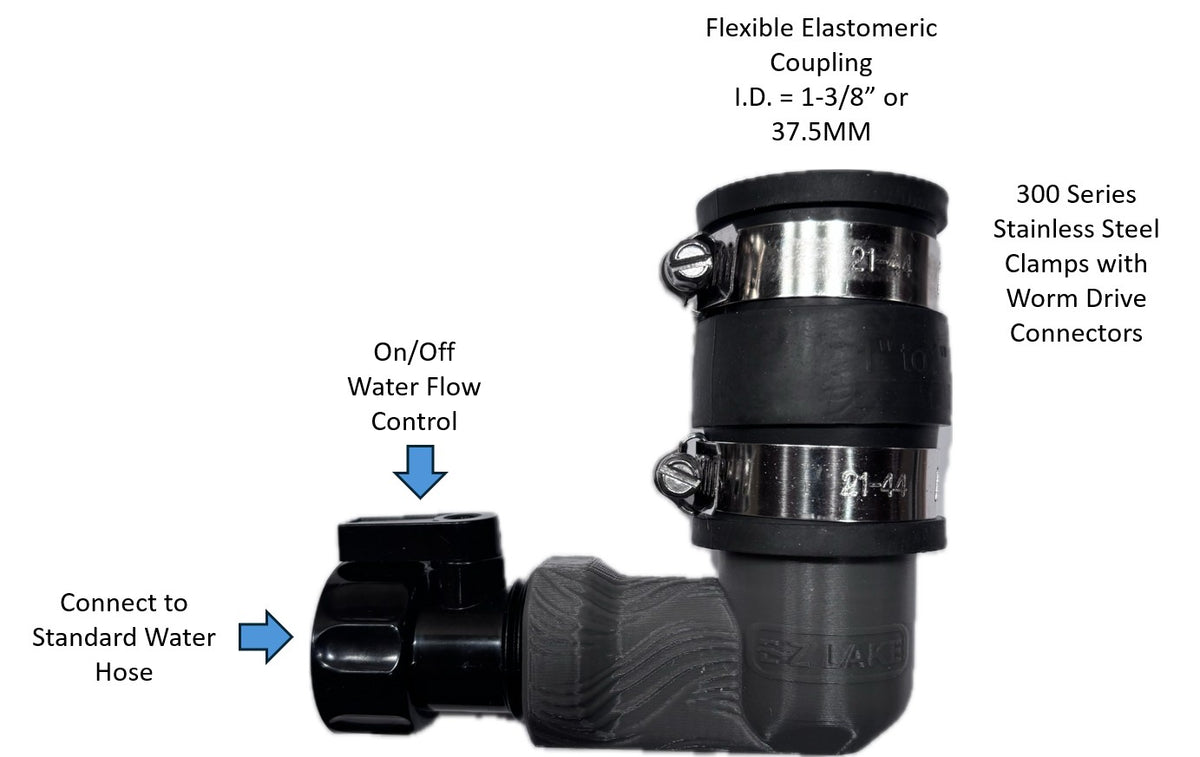 E-Z LAKE "No Fuss Flush" - The No-Fuss Way to Flush Your Inboard Marine Engine